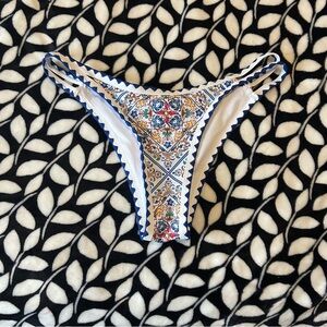 Colorful Patterned Bikini Bottom